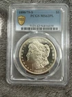 PCGS MS-62PL 1880/79-S Morgan Dollar, Looks full DMPL