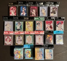 Assorted Anime Standard TCG Card Sleeves Protector & Deck Box