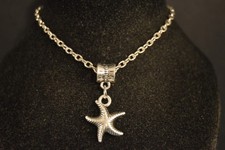 STARFISH CHARM NECKLACE  19" CHAIN  Fashion Jewelry BRAND NEW  USA SELLER 