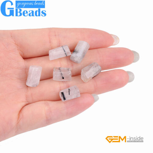 Natural Assorted Gemstone Faceted Tube Column Beads for Jewelry Making 8x12mm - Picture 130 of 192