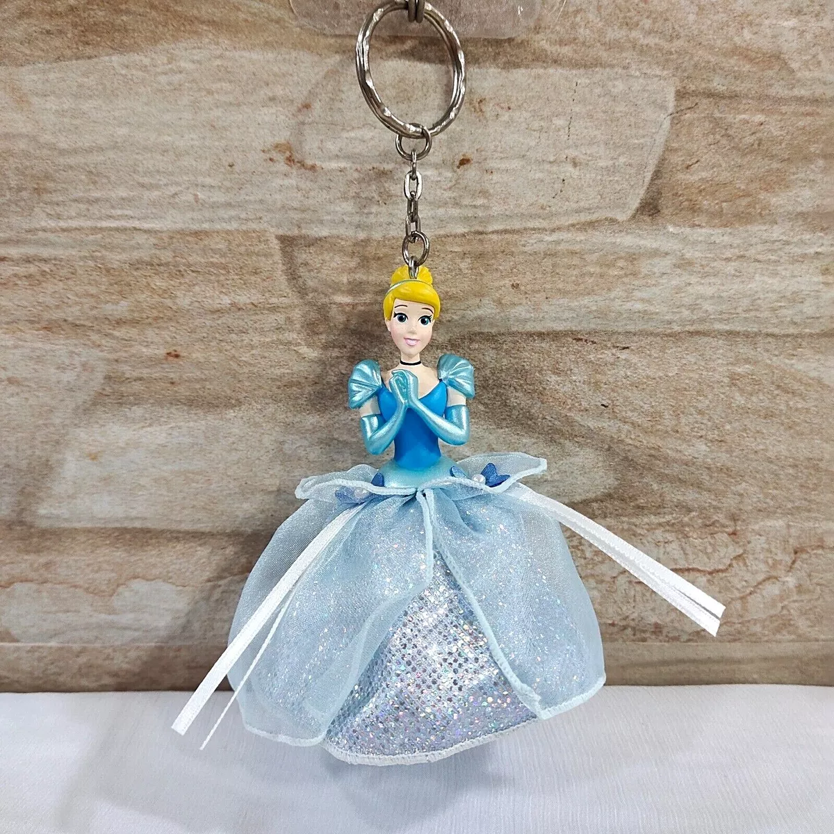 Tokyo Disney Resort Princess Cinderella Strap Keychain Toy Figure