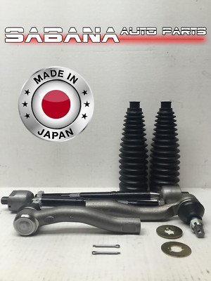 Made in Japan 2003-2008 Toyota Corolla Tie Rod Ends Kit OEM Quality & US Bellows