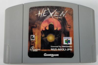 Nintendo 64 Hexen Japan Version Cartridge Only 9596 SP