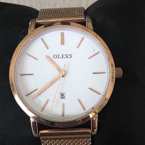 Olevs Rose Gold Quartz Watch