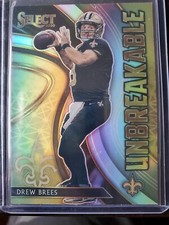 2020 Panini Select Unbreakable Silver Prizm Drew Brees #U17 Saints