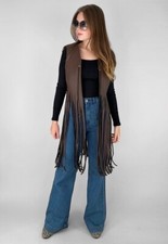 Vintage Ladies Brown Hard