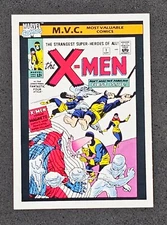 The X-MEN #125 1990 M.V.C. Marvel Comics Trading Card
