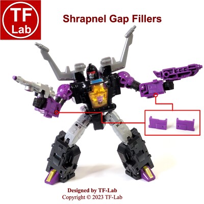 Gap Fillers Upgrade Kit for Transformers Legacy Evolution Shrapnel