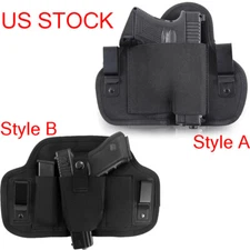 Tactical Pancake IWB Gun Holster Concealed Carry Pistol Soft Material Right Hand