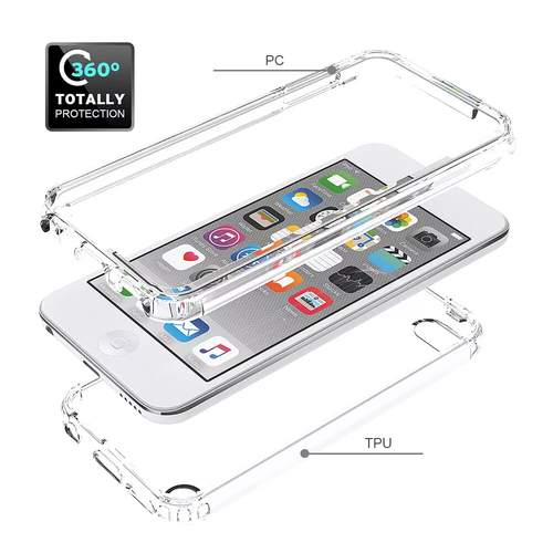 For iPod Touch 5th 6th 7th Gen Clear Silicone Case Back Cover - Picture 2 of 6