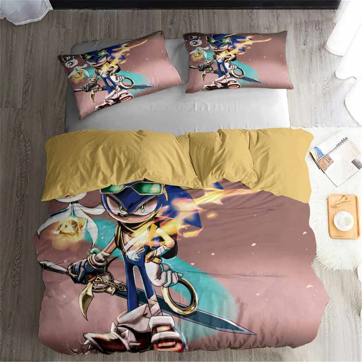 Sonic The Hedgehog Bedding Set, Bedroom Decoration