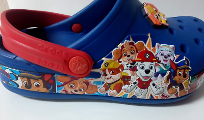 Paw Patrol Crocs Fun Lab Clog Kid Small Child Water Boat Sandal  j2 Shoe Charm