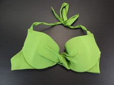  H M SIZE 34B WOMEN'S GREEN UNDERWIRE SWIMMING TOP