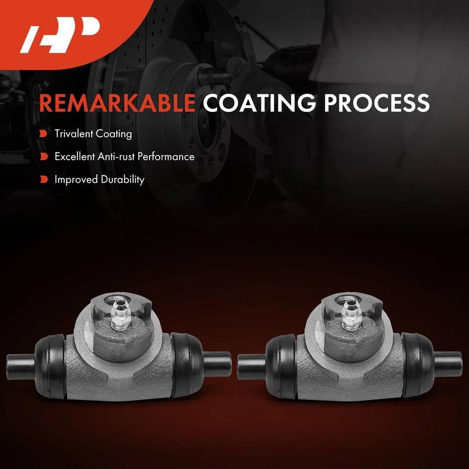 Cilindro de rueda de freno trasero 2 piezas para Chevy Cavalier Wagon 82-86 Buick Century Foto 3 de 4