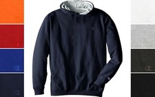 Champion Men's Big Tall Hooded Sweatshirt Pullover Hoodie Classic C Embroider