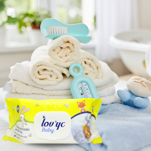 Lovyc Aloe Vera Baby Feuchttücher - weiche & sanfte Pflege, 120 Stück (3er Pack) - Bild 3 von 7