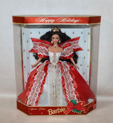 Happy Holidays Barbie 10th Anniversary 1997 Hallmark Keepsake SE