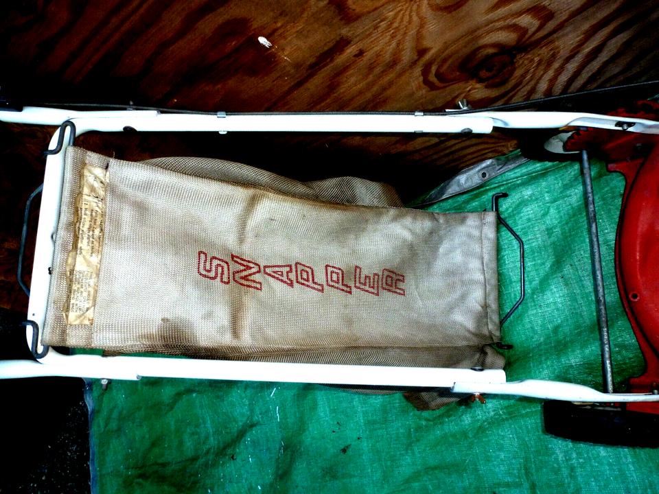 snapper push mower with bagger-vintage | eBay