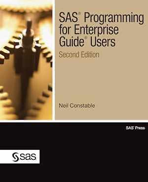 SAS Programming for Enterprise Guide - Paperback, by Constable Neil - Good