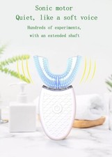 Teeth Whitening Nano Light Wireless Automatic 360  Electric Sonic Toothbrush US