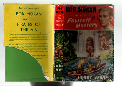HENRY VERNE - BOB MORAN & THE FAWCETT MYSTERY  FIRST EDITION  rare !!!!!