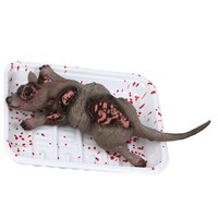 Horror FrüHstüCk Blutige Ratte Grusel Party Tier Gruselig Deko Blut Halloween