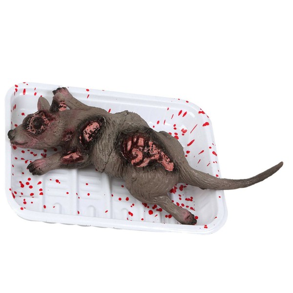 Horror FrüHstüCk Blutige Ratte Grusel Party Tier Gruselig Deko Blut Halloween-image