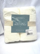 Soundly 2-pack Organic Crib Sheet Snow White 28 X 52, NIB Sealed