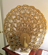 Collectible Home: Mid Century Modern (1965) Peacock Wall Art by Burwood Products