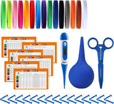 Puppy Kitten Whelping Kit, Newborn Dogs Cats Pet Whelping Kit with 6P Record ...