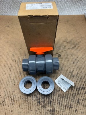 NEW NIBCO CHEMTROL 1-1/2'' BALL VALVE U45TB-E