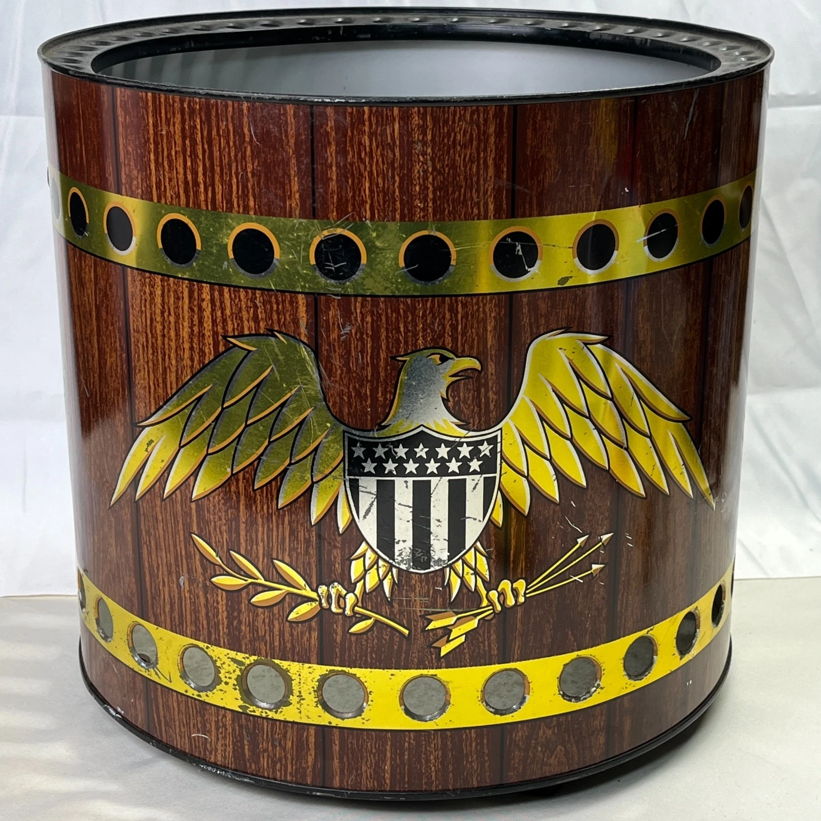 Vintage American Eagle Portable Drum BBQ Grill Prestige Products USA