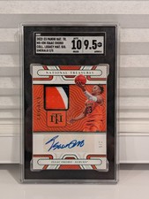 2022-23 Panini Nat. Tr.  MS -IOK Issac Okoro  Coll. Legacy Mat. Sig Emerald 2/5