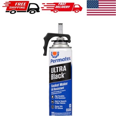 9.5 oz Ultra Black Maximum Oil Resistance RTV Silicone Gasket Maker for Repairs