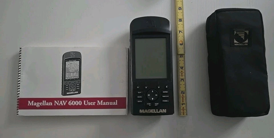 Vintage Magellan Nav 6000 Bundle With Case And Manual - Image 2 of 4