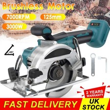 Cordless Circular Saw Brushles Electric Wood Cu-tter For Makita 18V Battery UK