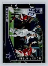 2022 Donruss Elite #FV6 Dak Prescott Green NFL  Dallas Cowboys