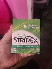 Stridex Daily Care Acne Pads w/Salicylic Acid Aloe 90 Pads Sensitive Skin