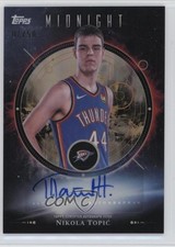 2025 Topps Midnight Oil Marks Summer Solstice 7/50 Nikola Topic #MO-NT Auto 1se7