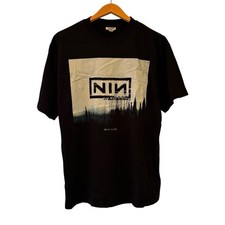 NIN Nine Inch Nails With Teeth 90s Band Y2K Metal Vintage XL T-Shirt REPRINT
