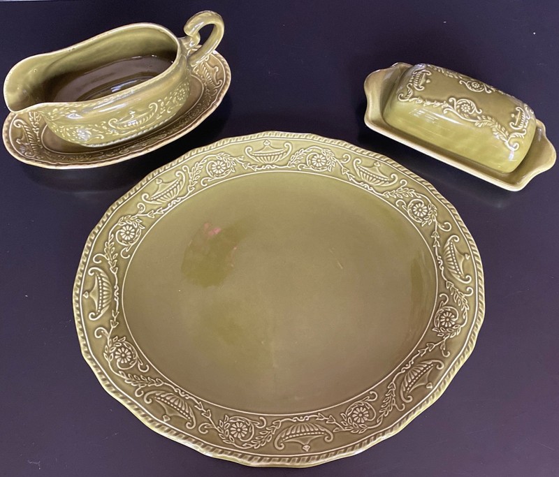 Canonsburg Dishes, Gravy Dish, Butter Dish, Dinner Platter