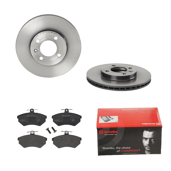 Brembo Bremsscheiben Ø256MM + BremsbelÄGe Vorne FÜR VW Golf II Jetta Passat B2-image