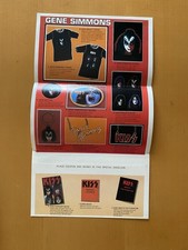 KISS🩸1978 GENE SIMMONS MERCH INSERT SHEET-AUCOIN EX ! 