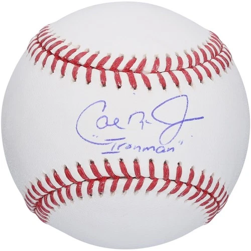 Cal Ripken Jr Signed Baltimore Orioles Baseball ''Iron Man'' Fanatics COA