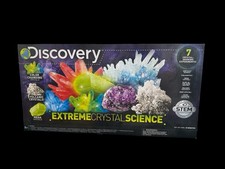DISCOVERY Science of Crystals EXTREME STEM 7 experiments glow in the dark
