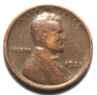 1921 Lincoln Wheat Cent