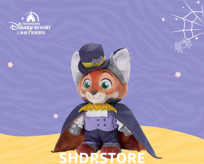 Disney authentic 2025 Halloween nick plush zootopia shanghai
