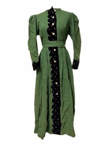 Tracht Exquisit Schwager Handicraft Salzburg Green Austrian Dress Size 40