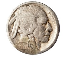 1921 P Buffalo Nickel Restored Date