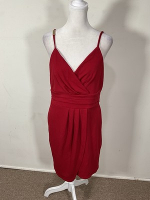 Venus Women s Red Color Sleeveless Dress Size 10